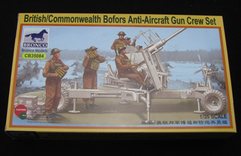 Сборная модель British/Commonwealth Bofors 40mm Anti-Aircraft Gun crew set