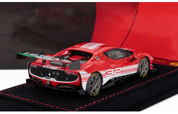 FERRARI 296 Gt3 3.0l Twin Turbo V6 Challenge №32 Finali Mondiali Mugello Italy (2023), Red White