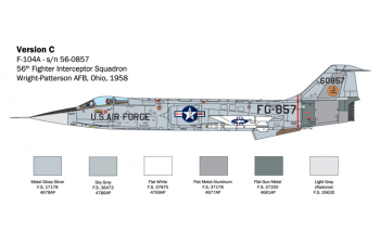 Сборная модель Самолет F-104 STARFIGHTER A/C