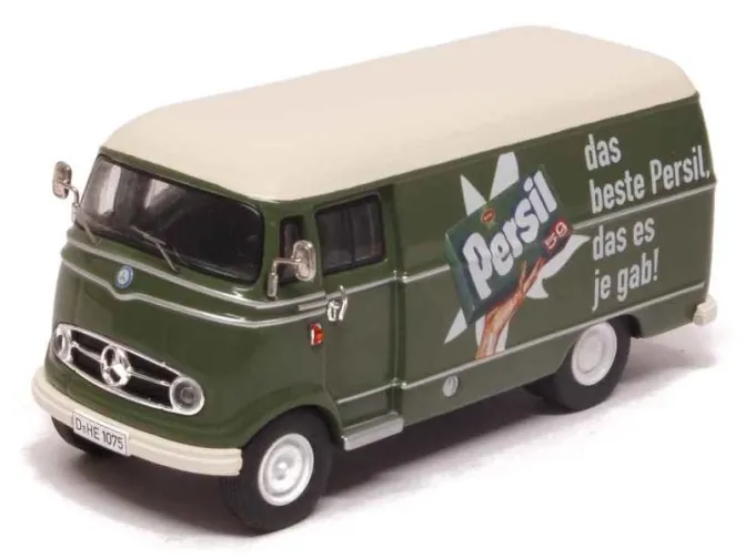(Б/У) MERCEDES-BENZ L319 Kastenwagen "Persil", green / beige