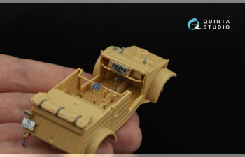 3D Декаль интерьера кабины Kubelwagen Type 82 (Tamiya) (с 3D-печатными деталями)