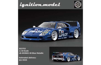 FERRARI LB-WORKS 40, blue metallic