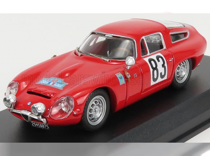 ALFA ROMEO Tz1 N83 Winner Coupe Des Alpes (1964) G.Augias, red