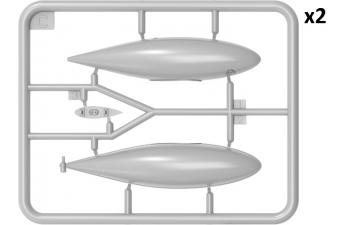 Сборная модель Military U.S. Fuel Drop Tanks And Bomb