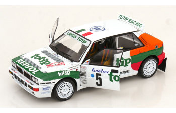 LANCIA Delta Hf Integrale Evo Jolly Club Totip Repsol №5 Rally Montecarlo (1993) Andrea Aghini - Sauro Farnocchia, White Orange Green