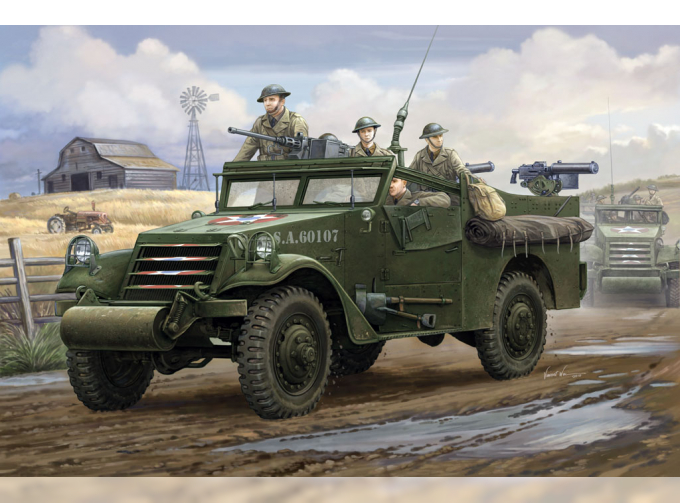 Сборная модель БТР M3A1 Scout Car 'White' Early Version