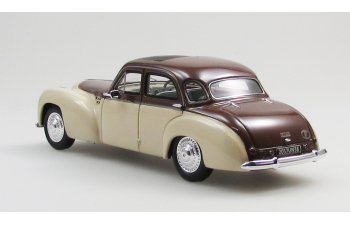 DELAGE D6-3L sedan by Autobineau open roof (1948-54), beige-brown