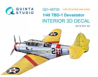 3D Декаль интерьера кабины TBD-1 Devastator (GWH)