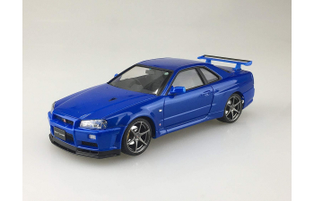 Сборная модель Bayside Blue R34 Skyline GT-R V-spec II