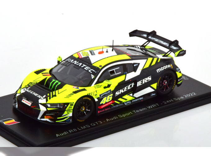 AUDI R8 LMS GT3 No 46 24h Spa, Rossi/Vervisch/Müller (2022)