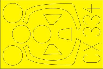 Маска для Spitfire F Mk.22