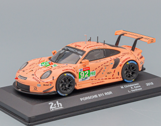 PORSCHE 911 991 Rsr Team Porsche Gt N92 Winner Lmgte Pro Pink Pig Tribute 24h Le Mans (2018) M.Christensen - K.Estre - L.Vanthoor, pink