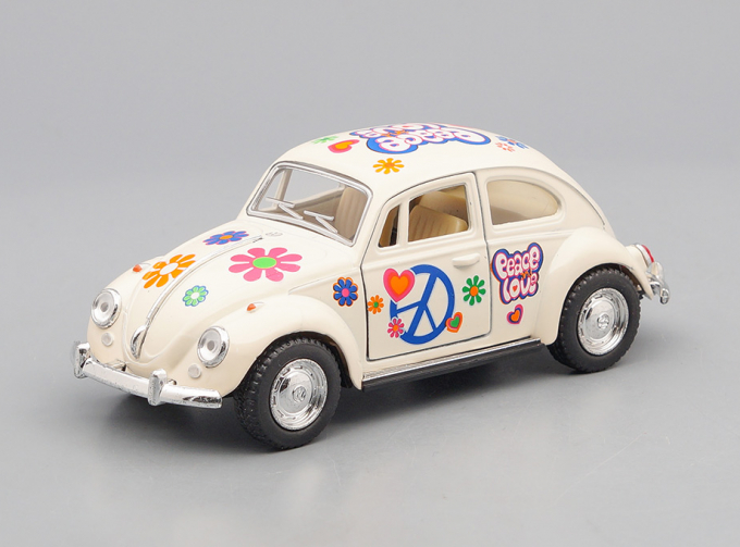 VOLKSWAGEN Classical Beetle Peace and Love (1967), beige