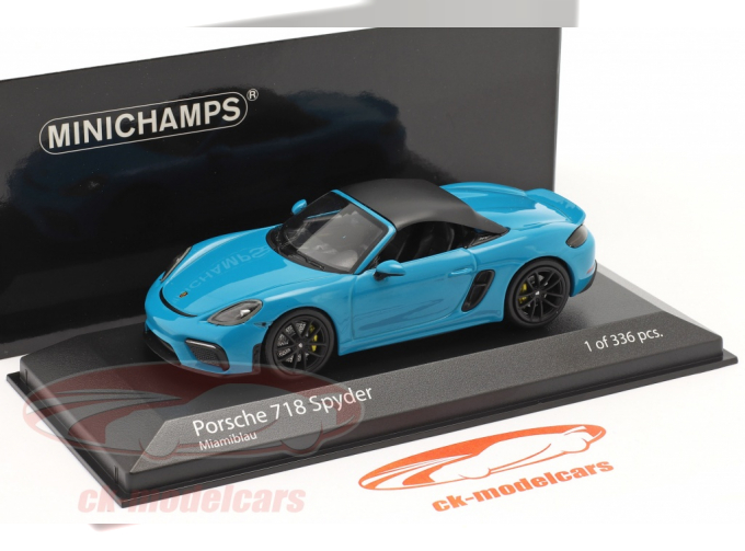 PORSCHE 718 BOXSTER SPYDER (982) - 2020 - MIAMIBLAU