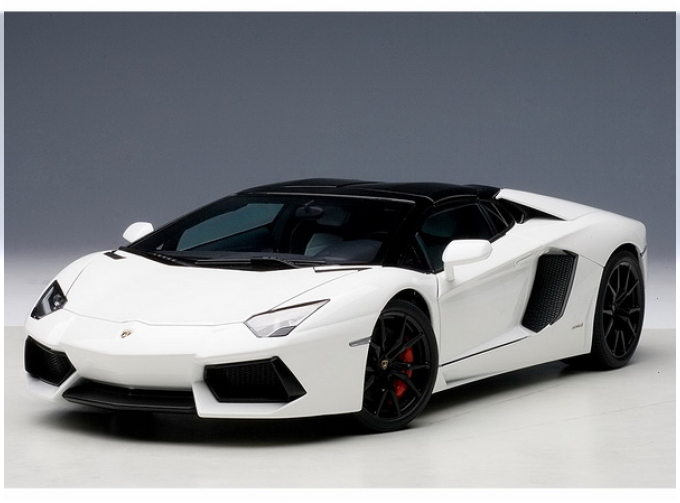 Lamborghini Aventador LP700-4 Roadster 2013 (bianco isis / white)