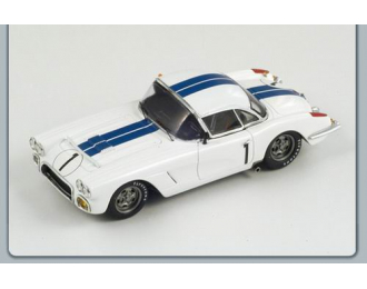 CHEVROLET Corvette №1 Le Mans (B.Cunningham - B.Kimberley) 1960, white