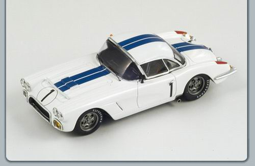 CHEVROLET Corvette №1 Le Mans (B.Cunningham - B.Kimberley) 1960, white