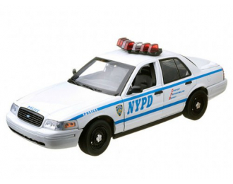 FORD Crown Victoria Police Interceptor NYPD Interceptor (Lights and Sound), white