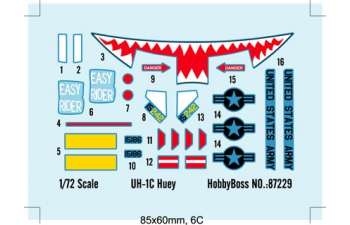 Сборная модель Вертолет UH-1C Huey