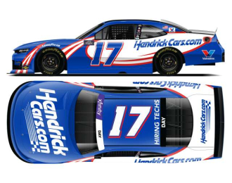 Chevrolet XF #17 Corey Day *HendrickCars.com*, white/blue 2025