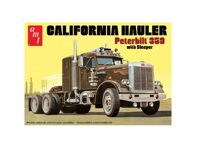 Сборная модель Peterbilt 359 California Hauler with Sleeper, plastic modelkit