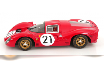 FERRARI 330 P4 №21 24h Le Mans, Scarfiotti/Parkes (1967), red