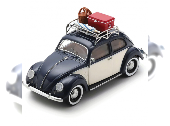 VOLKSWAGEN Beetle Summer Holidays with roof rack, camping gear