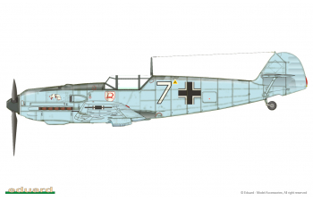 Сборная модель Немецкий истребитель Messerschmitt BF.109 E-3 ProfiPACK