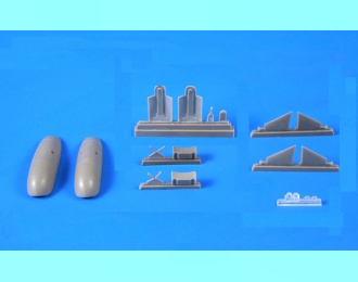 Blenheim Mk. "Finnish AF 1.serie" Fixed type Ski Undercarriage for Airfix