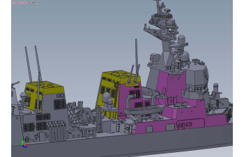 Сборная модель JMSDF Defenseship DD-118 Fuyuzuki