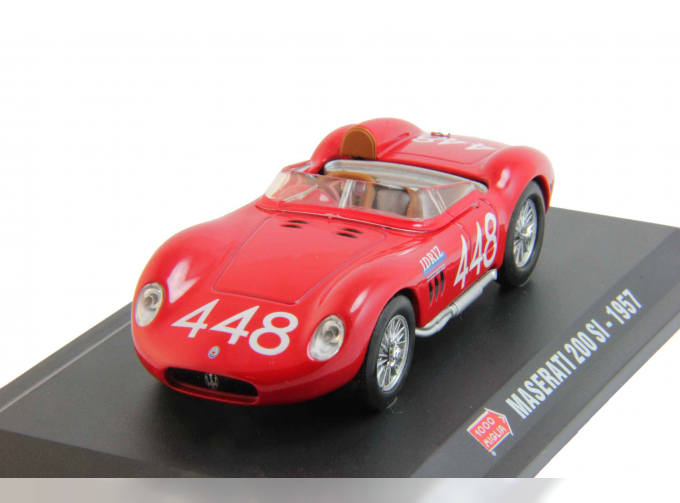 MASERATI 200 SI #448 (1957), red