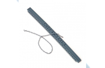 Цепь с угловатым звеном 1.5х2.0мм, толщиной 0,2мм, размер S