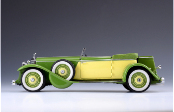 ROLLS ROYCE Phantom II Croydon Victoria by Brewster (открытый)) 1932 Green/ Yellow