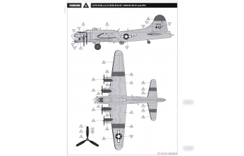 Сборная модель B-17G Flying Fortress Late Version