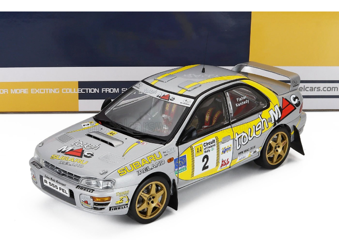 SUBARU Impreza Wrc99 555 №2 Winner Rally Aa Circuit Of Ireland (1999) Bertie Fisher - Rory Kennedy, Silver Yellow