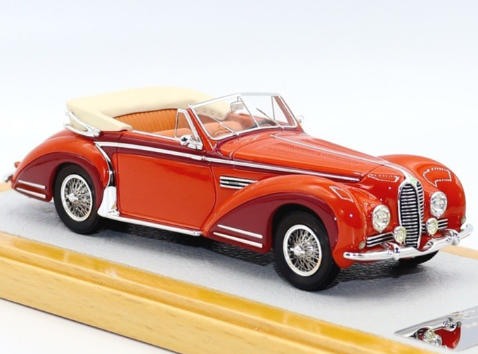 Delahaye 175 S "Dandy" Cabriolet Chapron 1949 sn815028, 2 tones Red