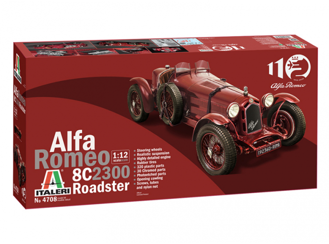 Сборная модель Alfa Romeo 8C/2300 Roadster