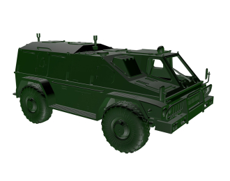 Сборная модель ГАЗ-3971 ранний вариант