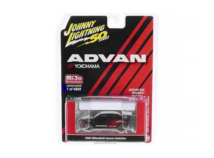 MITSUBISHI Lancer Evolution Advan Yokohama (2004), black/red