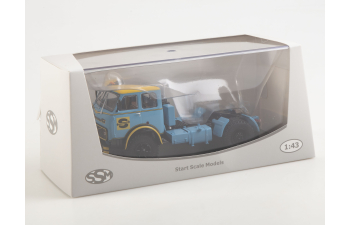 МАЗ-5429 SovTransavto седельный тягач, голубой / желтый