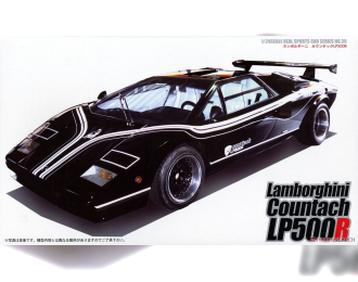 Сборная модель Lamborghini Countach LP500R Real Sports Car Series No. 39