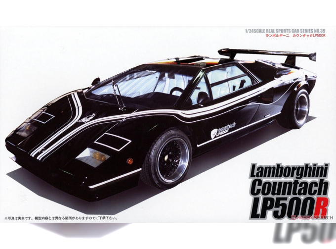 Сборная модель Lamborghini Countach LP500R Real Sports Car Series No. 39