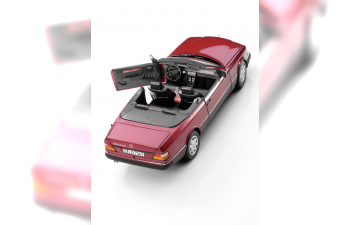 MERCEDES-BENZ 300CE-24 Cabriolet A124 (1992), red metallic