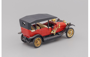 РУССО-БАЛТ С24/40 с кузовом Торпедо 1912, красный