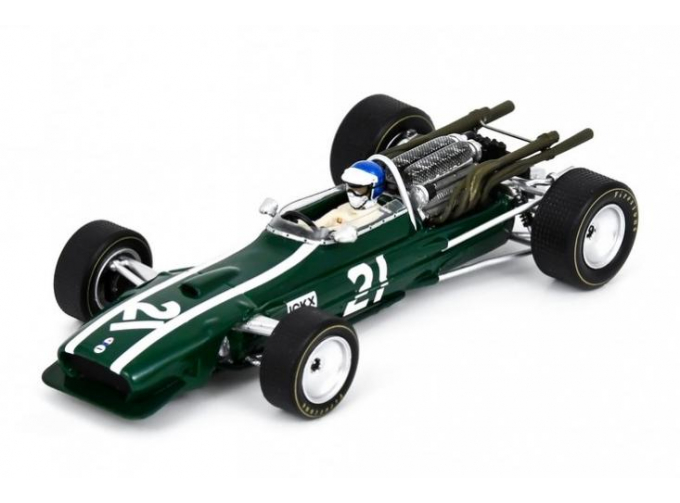 COOPER F1 T86 №21 Usa Gp (1967) Jacky Ickx, Green White
