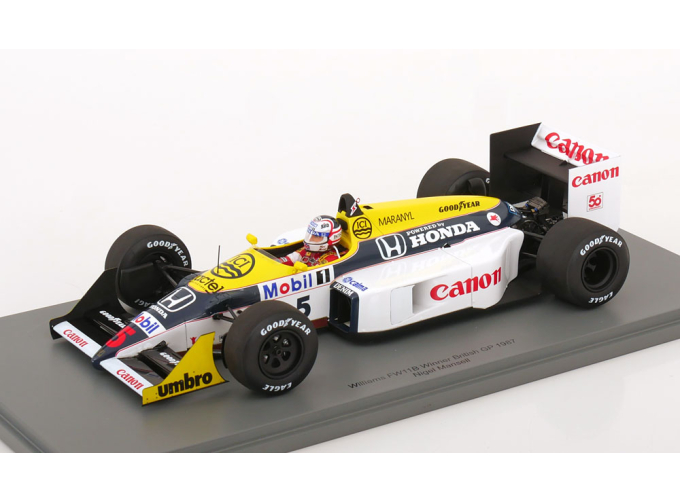 WILLIAMS FW11B Winner GP Great Britain, Mansell (1987)