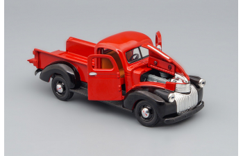 CHEVROLET Pickup (1942), red / black