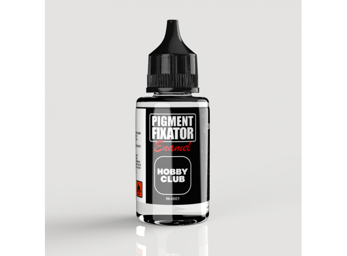 Эмалевый фиксатор пигмента (флакон с кистью), 30мл