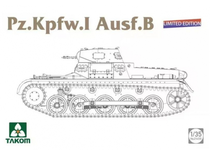 Сборная модель Pz.Kpfw.I Ausf. B (Limited edition)