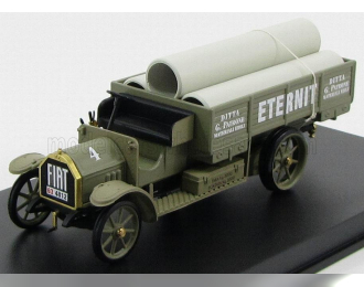FIAT 18 Bl Truck Autocarro Impresa Edile - Eternit (1916), Green